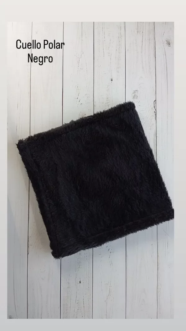 Producto - CUELLO PELUCHE NEGRO