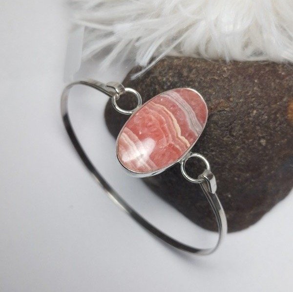 Producto - Pulsera Plata 925 con rodocrosita