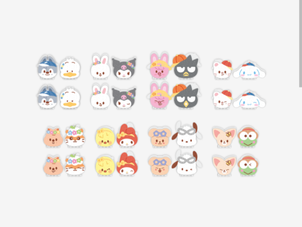 Producto - STRAY KIDS X SANRIO [MERCH] HAIR PIN (SIN IMPUESTOS)