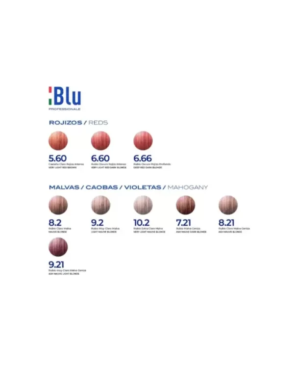 Producto - Coloración capilar BLU, 60 grs. c/u. - 5