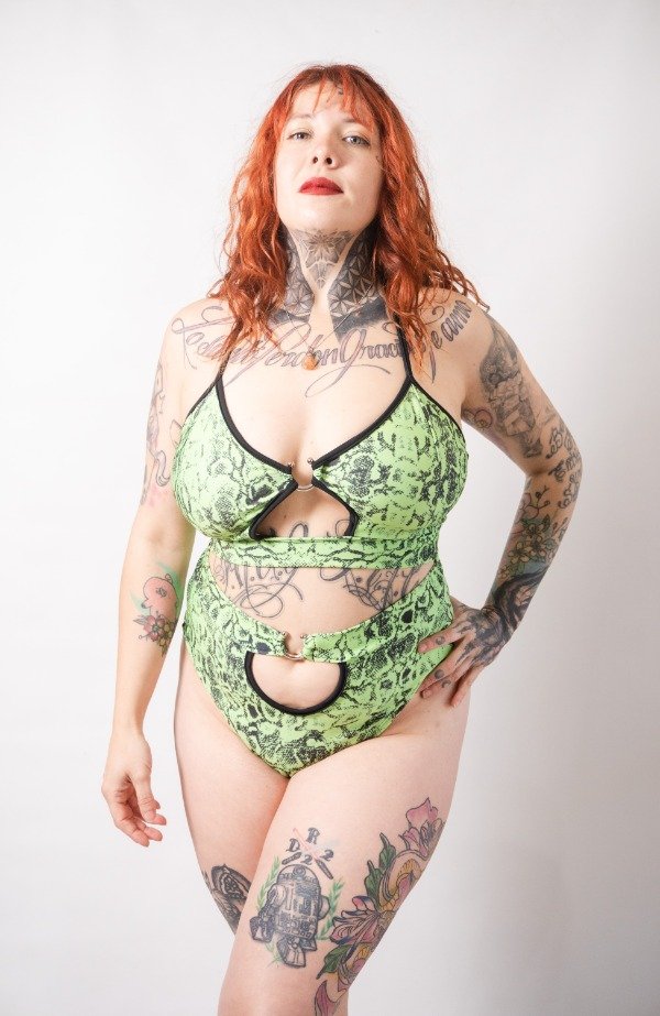 Producto - Conjunto Septum Reptil Verde