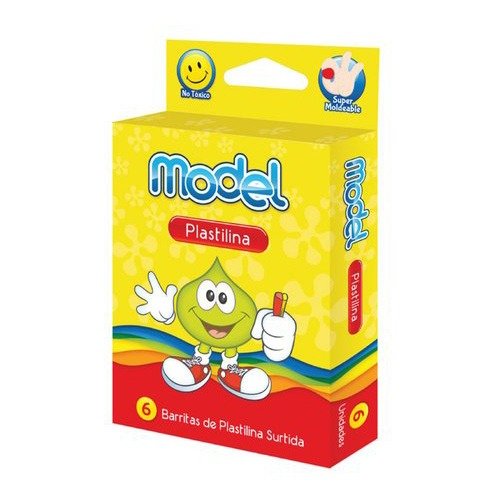 Producto - PLASTILINAS MODEL 20 GRS.CJ.X 6 COL.SURTIDOS