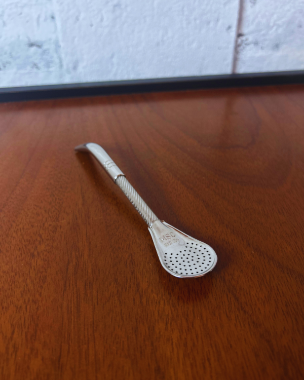 Producto - Bombilla pico de loro cincelado acero inox.