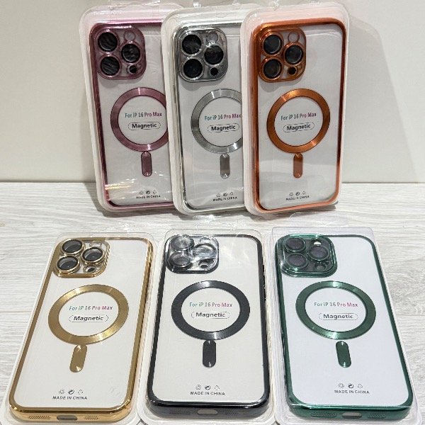Producto - FUNDA MAGSAFE METALIZADA IPH 16 PRO MAX