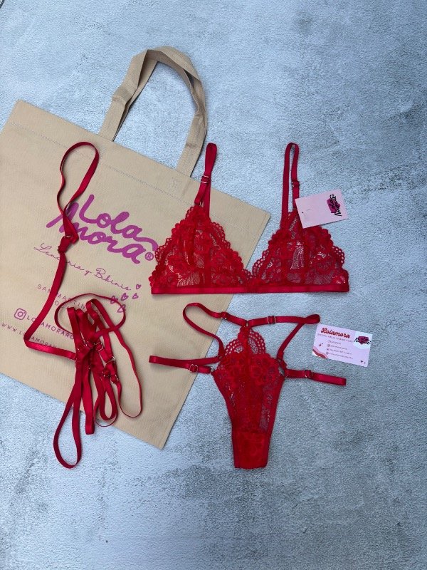 Producto - SET JAZMIN ROJO - 3