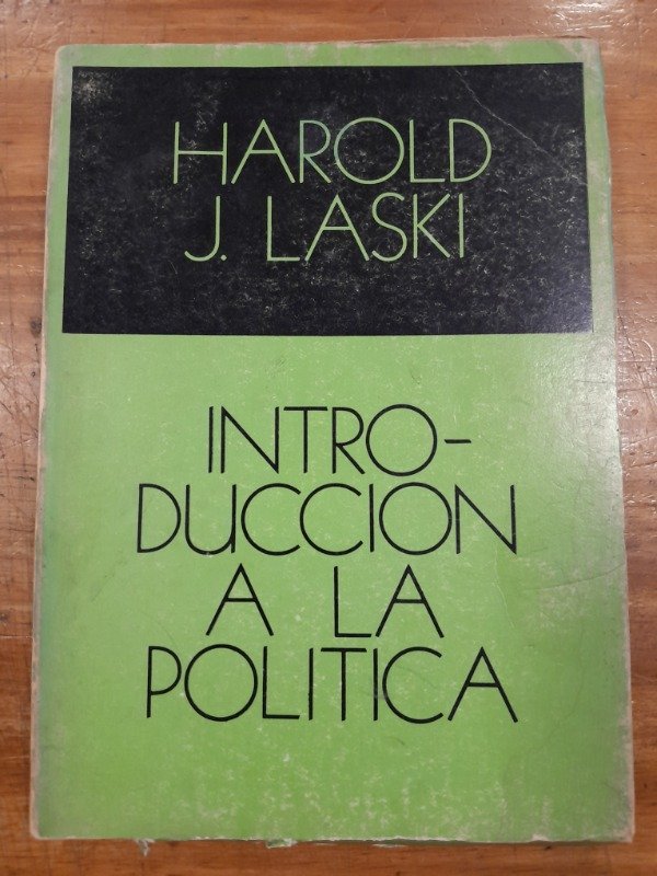 Producto - Introducción a la política - Harold Laski
