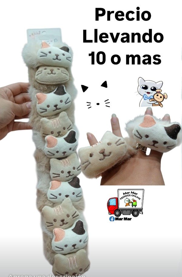 Producto - Colita peluche de gatito (cantidad)