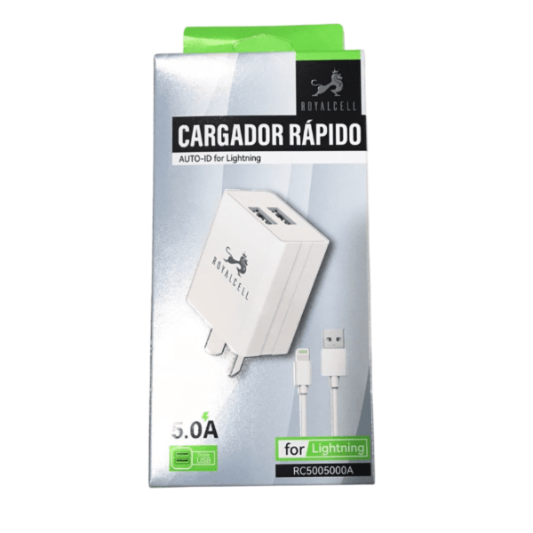 Producto - Cargador Iphone 5.0 A Royalcell