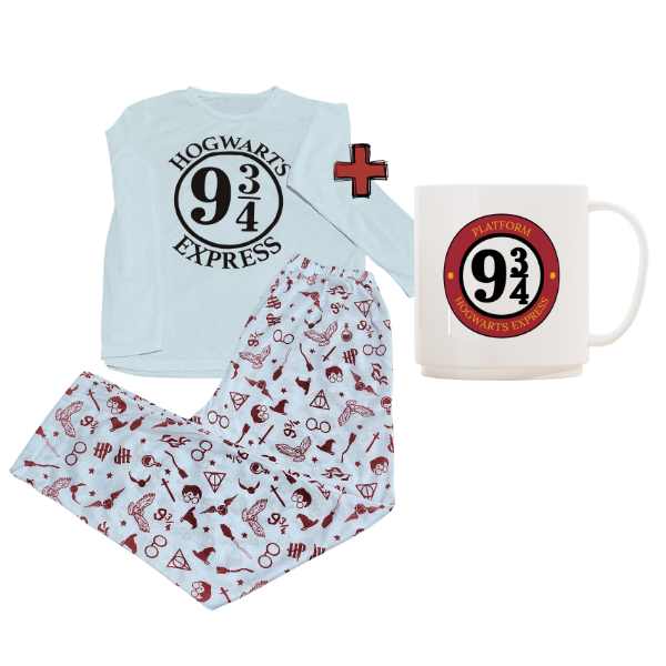 Producto - PIJAMA ADULTO HP + TAZA PERSONALIZADA