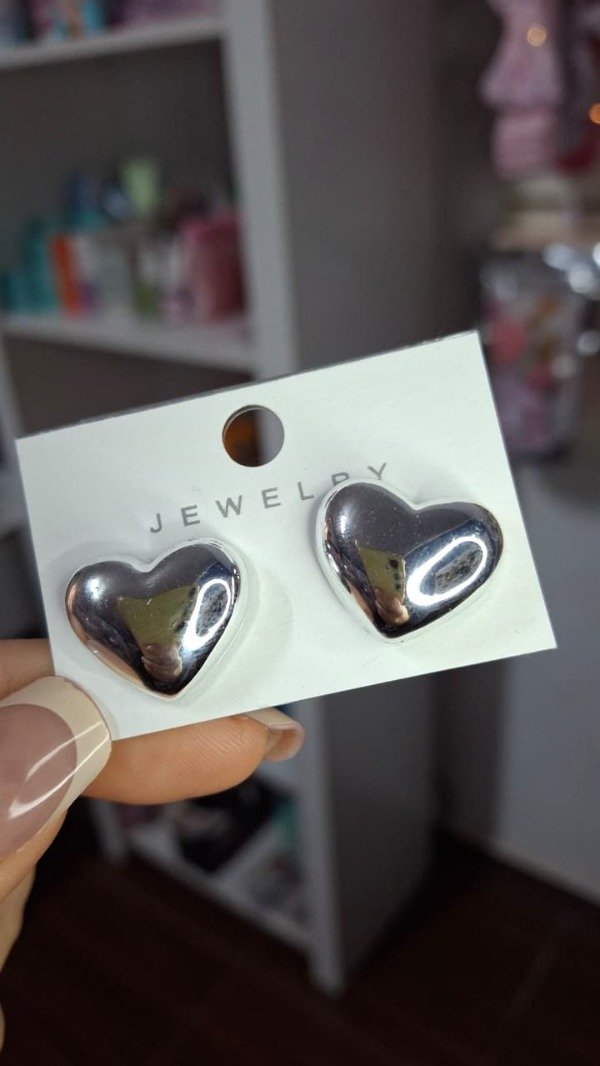 Producto - Aros chunky corazon