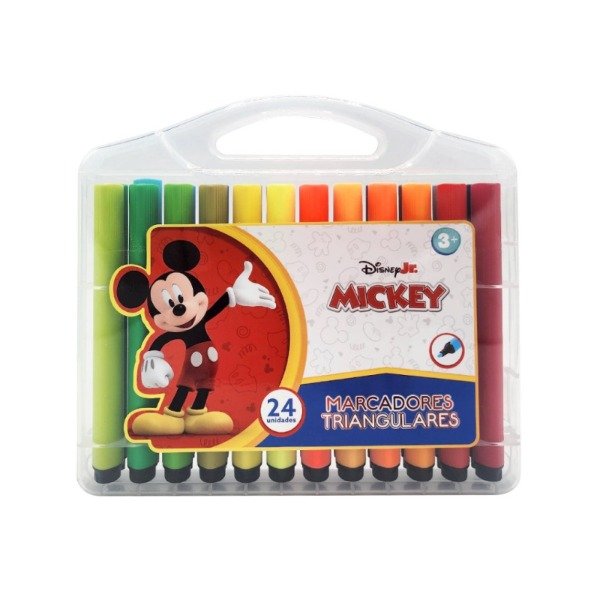 Producto - MARCADORES EZCO TRIANGULARES X24 MICKEY