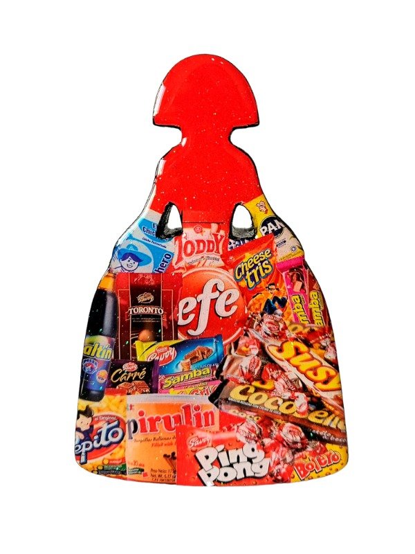 Producto - Menina de Resina Motivo Chucherías Venezolanas