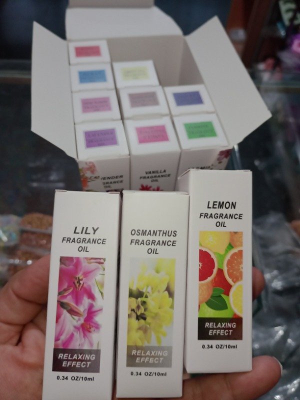 Producto - Set x12 aceites esenciales aromaterapia, humidificadores, velas H15 - 5