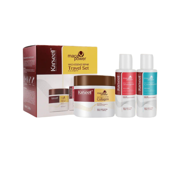 Producto - Travel Set Shampoo y Acondicionador 70ml  + Tratamiento 100ml Karseell