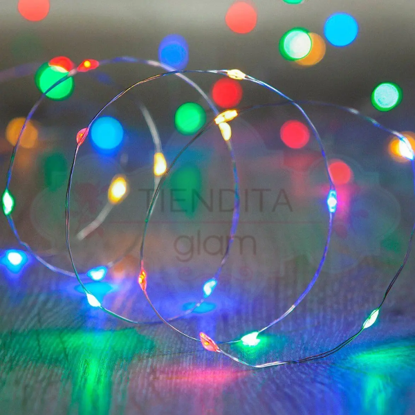 Producto - TIRA ALAMBRE LED MULTICOLOR 1 MT - 1