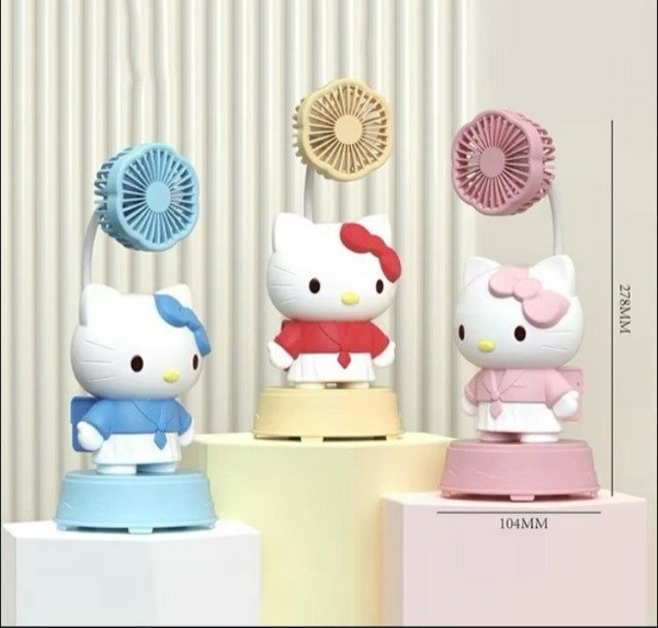 Producto - Ventilador Kitty con sacapuntas