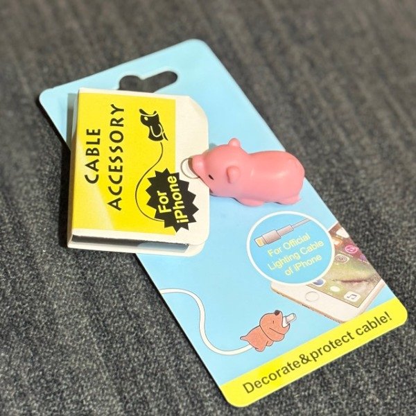 Producto - Protector de cable Lightning cerdito