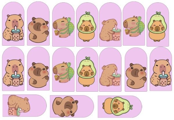 Producto - LAMINA CAPYBARA ICEPOP 5