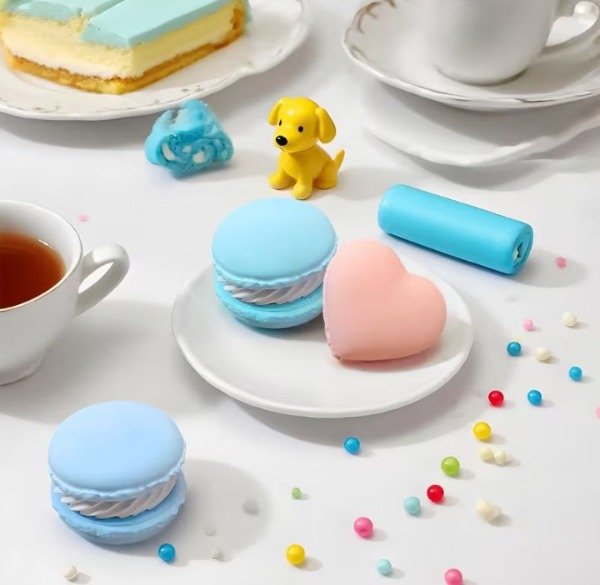 Producto - Molde silicona tapa macaron corazón más relleno - 2