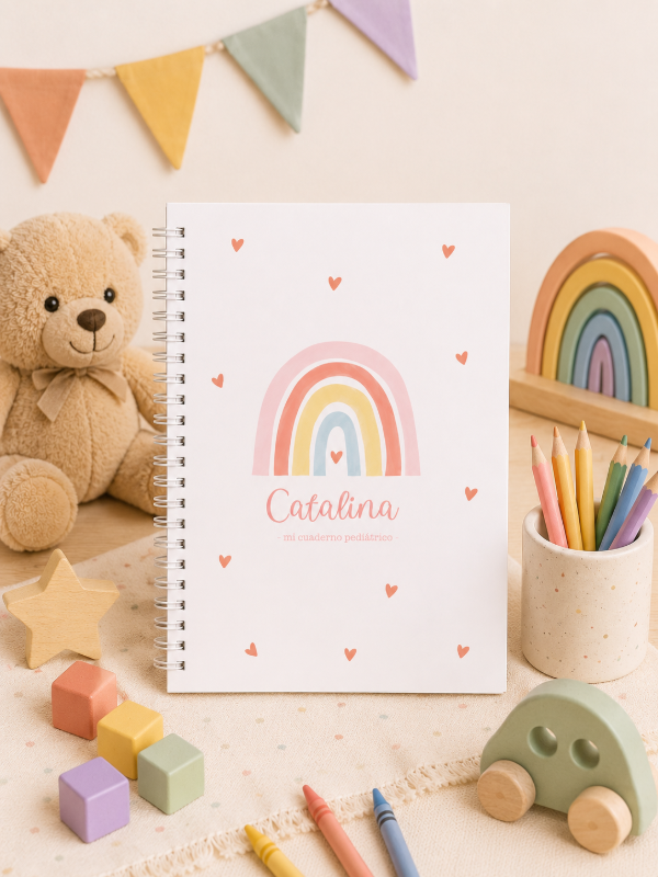 Producto - Cuaderno Pediátrico + Libreta de Vacunas +Sobreton