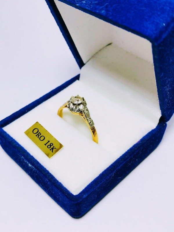 Producto - ANILLO ORO 18K - ISABEL