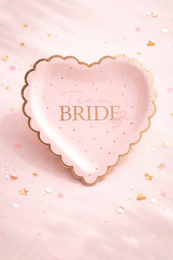 Producto - PLATO "TEAM BRIDE" ROSE GOLD x10un.