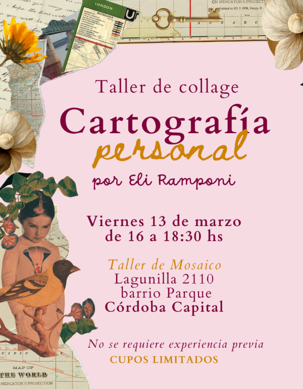 Producto - Taller de collage CARTOGRAFÍA PERSONAL en CÓRDOBA