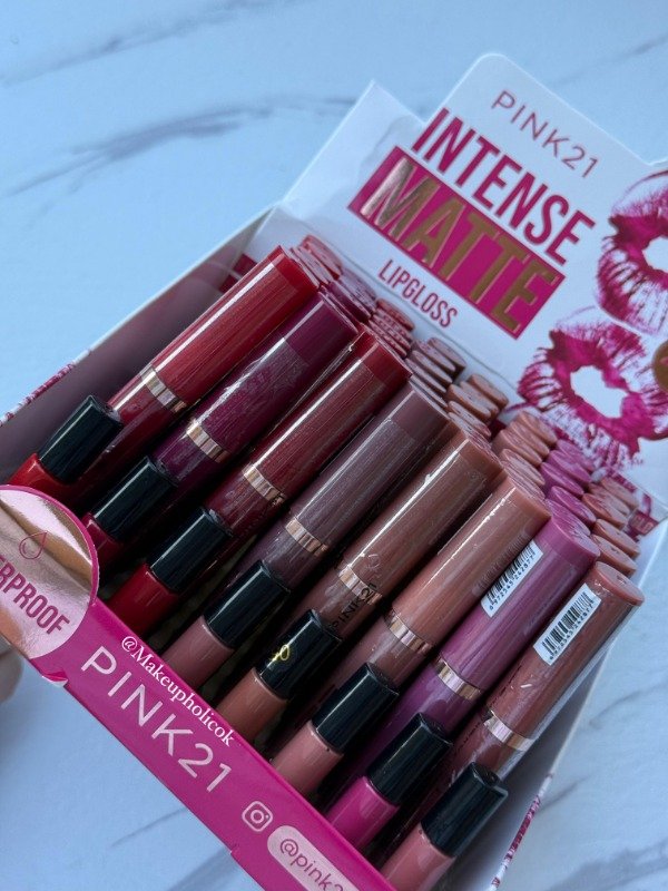 Producto - LABIAL NUDE INTENSE MATTE - PINK 21 - CAJA DE 48 UNIDADES