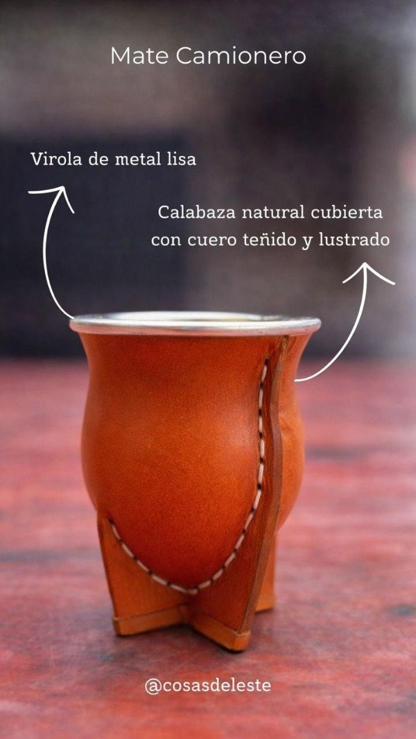 Producto - Mate calabaza con virola de acero