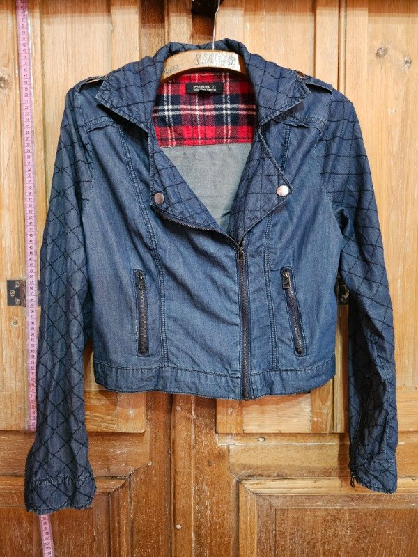 Producto - Campera de Jean Forever 21 Azul t.L