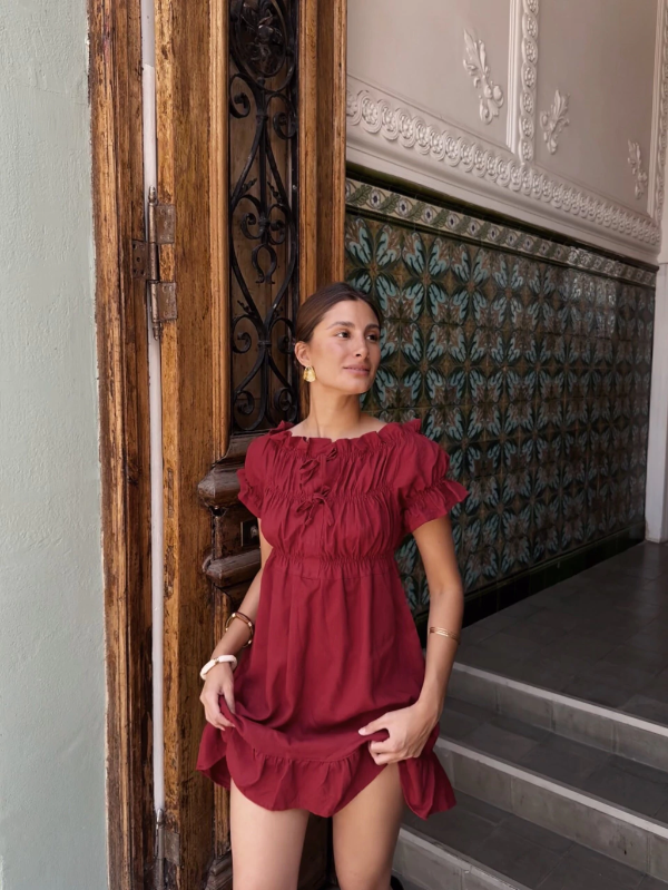 Producto - GRANATE DRESS / BORDO