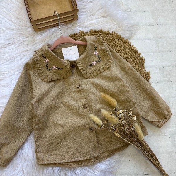 Producto - Blusa Agustina en color CAMEL talles 2 al 6