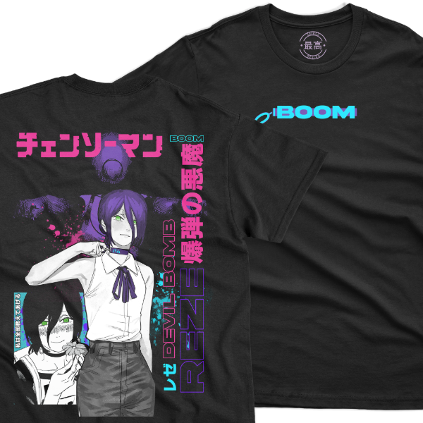 Producto - Remera - Reze - Bomu no akuma - Doble estampa - CHAINSAWMAN