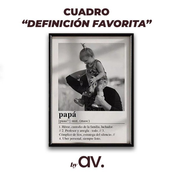 Producto - Cuadros para regalar a papá
