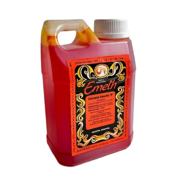 Producto - Colorante Amarillo Emeth x 1 lts
