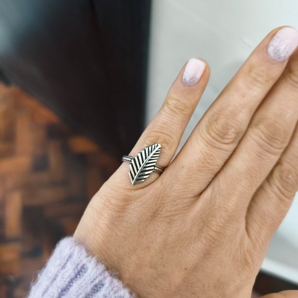 Producto - Anillo hoja (#602) - 0