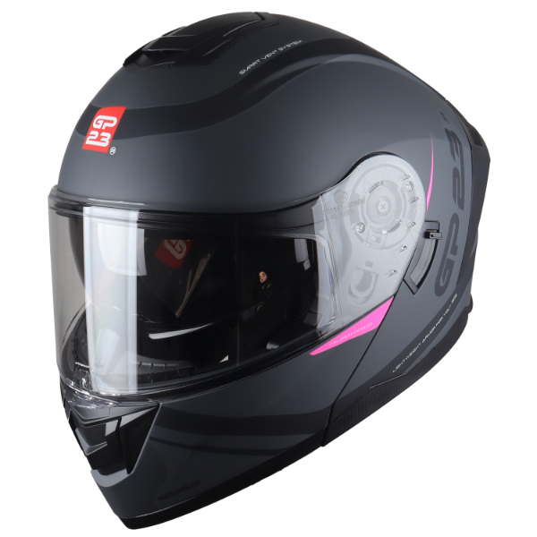 Producto - Casco GP23 Maranello Gris y Rosa