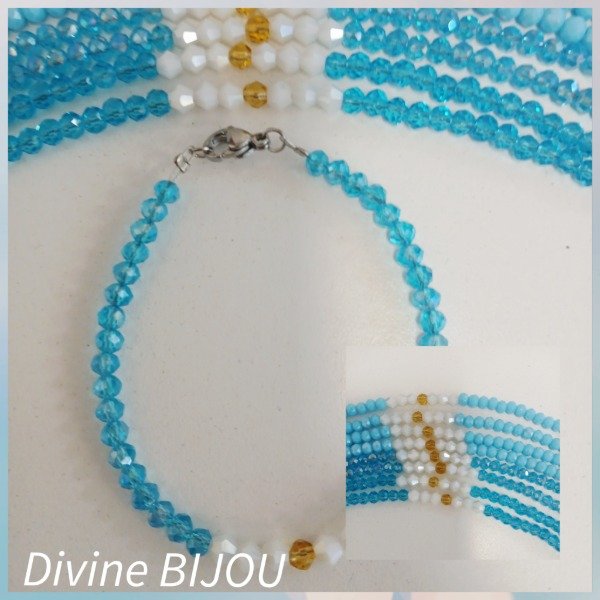 Producto - Pulsera cristales de Argentina acero
