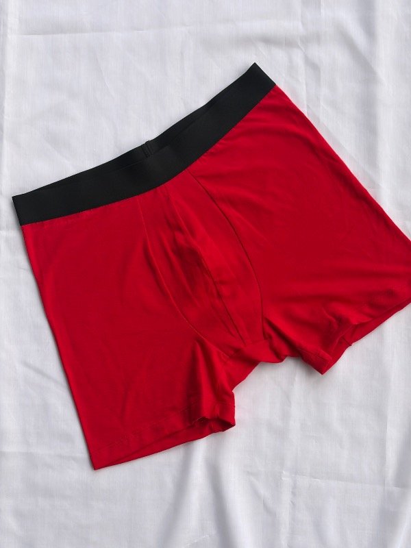Producto - BOXER HOMBRE algodón rojo - 3