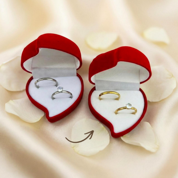 Producto - Anillos promesa dorados modelo 2