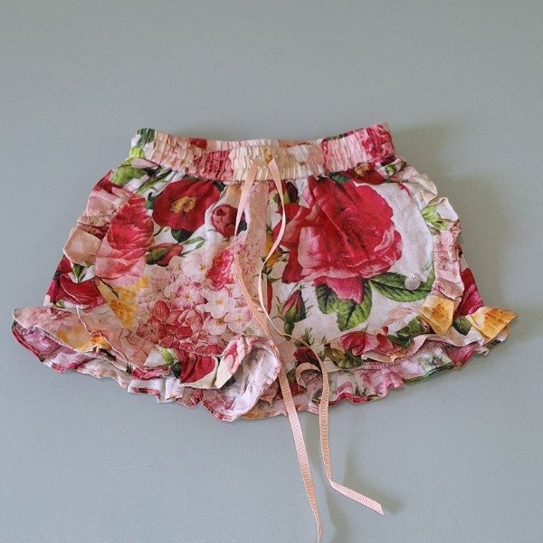 Producto - Little Akiabara Short Floreado Talle 2-3 Años Niña