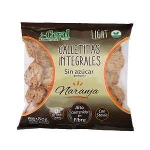 Producto - Galletitas Integrales sin azúcar sabor Naranja Ceral