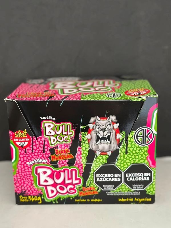 Producto - Pastillas Bulldog Sandía Manzana