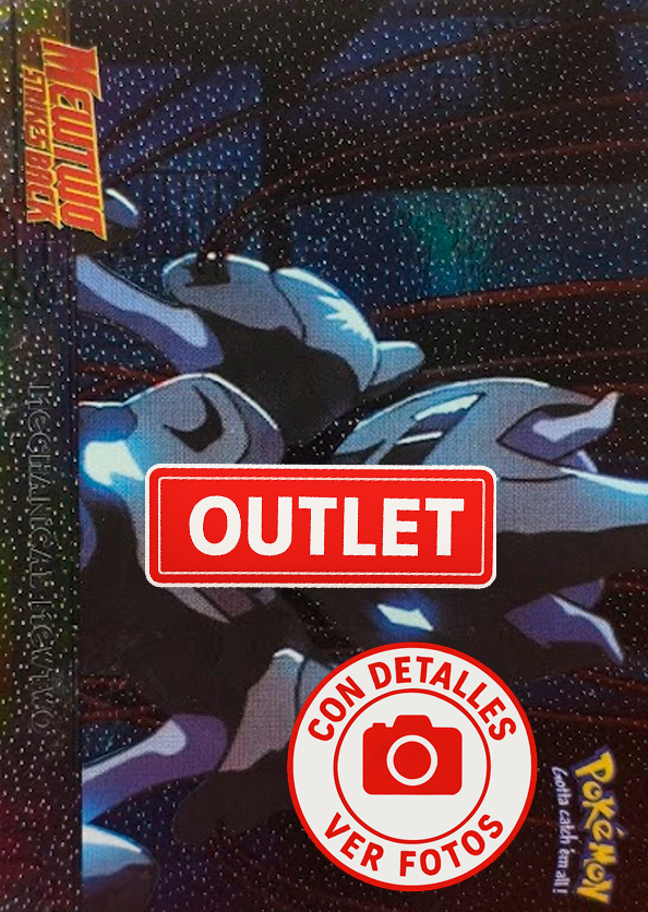 Producto - OUTLET 1999 Topps  Mewtwo Strikes Back Mechanical Mewtwo Holo Textured