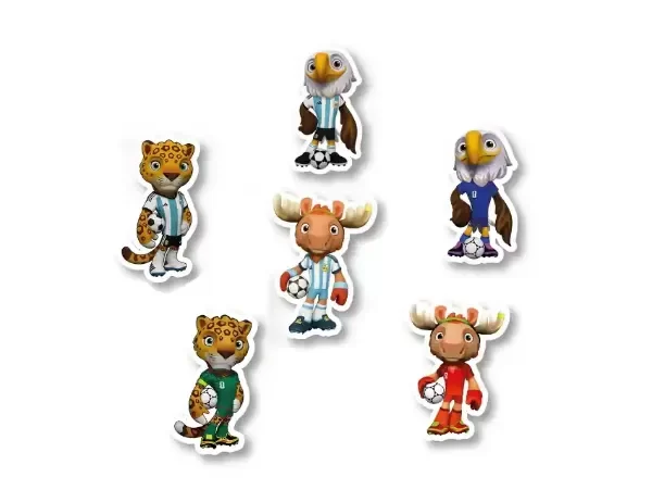 Producto - APLIQUE TERMOAD MASCOTAS DEL MUNDIAL