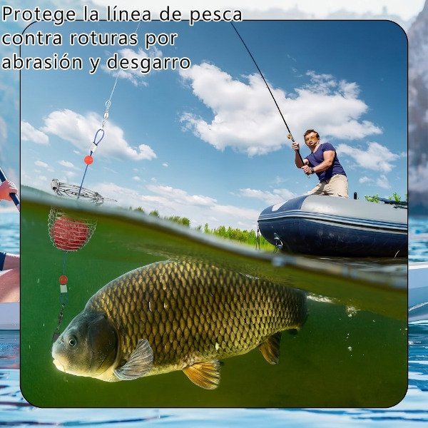 Producto - Linea de Fondo Cestillo Cebador Acero Inoxidable Tamaño S Carpa Boga - 13