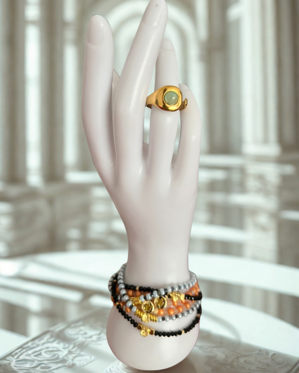 Producto - Anillo Sello Amazonita