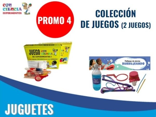 Producto - PROMO 4 - COMBO - 2 JUEGOS DE CIENCIAS