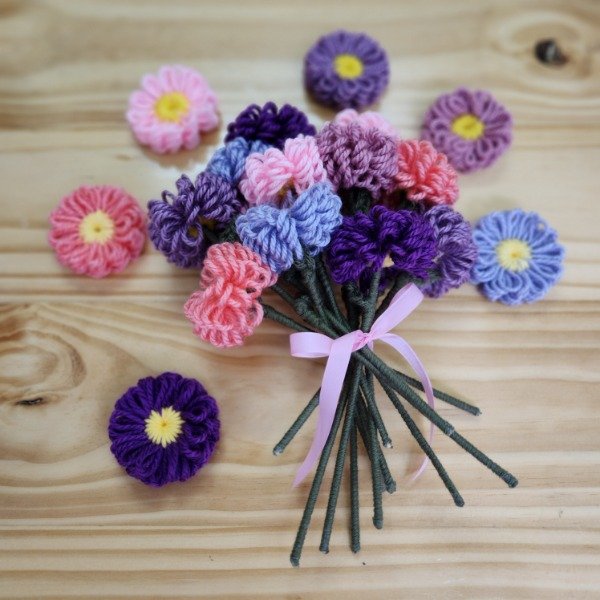 Producto - FLORES EN TELAR - 1