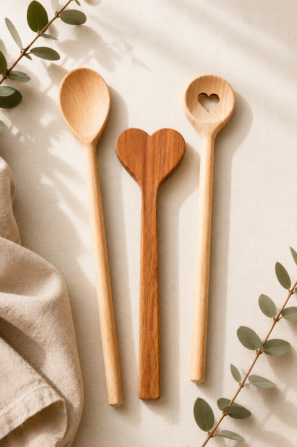 Producto - Cucharas de Madera Natura